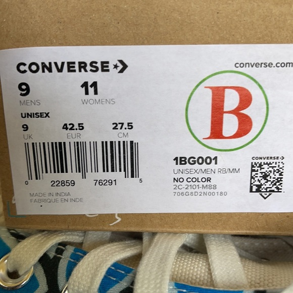 Converse 1BG001 Unisex/Men RB/MM MEN`S - Picture 16 of 16